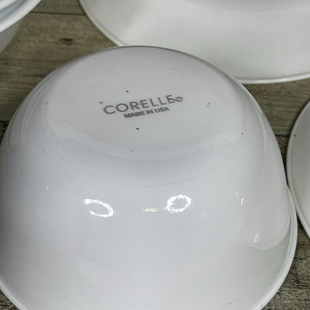 Vintage Correlle Dishes Lot of Bowls & Plates Made in USA - Picture 5 of 16